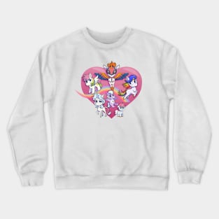 Iconic 80's Horses Crewneck Sweatshirt